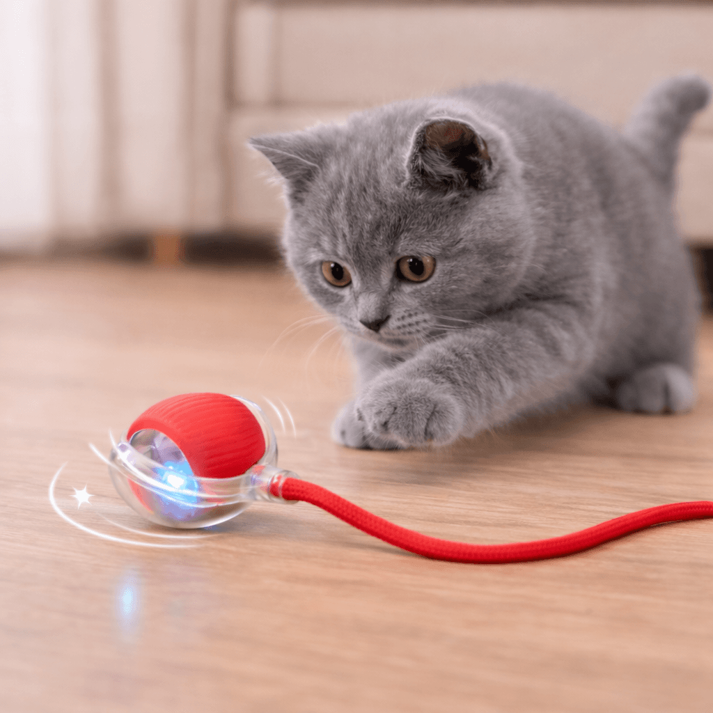 SmartBall - interaktywna piłka dla kota